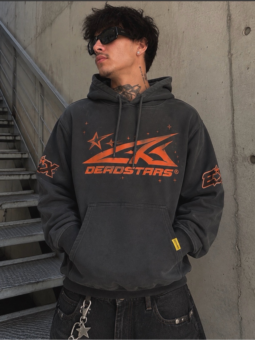 Civilized Deadstar Search & Destroy Graphic Hoodie NWT SZ large